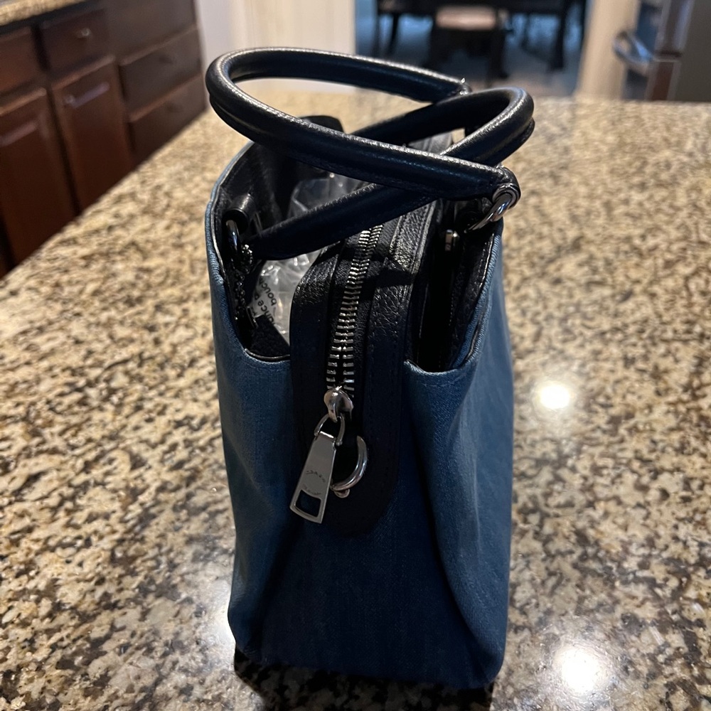 Coach Navy Denim Satchel. EUC!!! - Picture 3 of 7